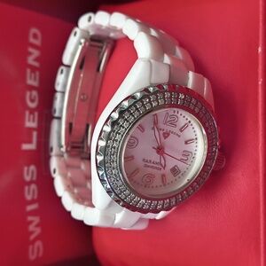 Swiss Legend Karamica Diamond Women's Watch - 1 Carat Natural Diamonds